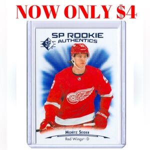 Moritz Seider 2021/22 SP Detroit Red Wings Rookie RC Hockey Card
